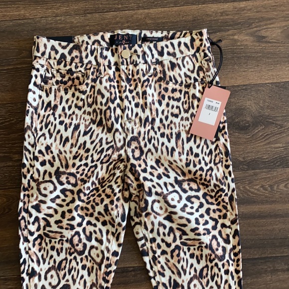Jen 7 Ankle Skinny Leopard - Picture 3 of 5